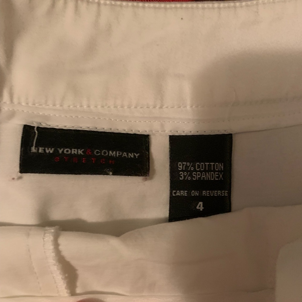 White New York Mini Skirt